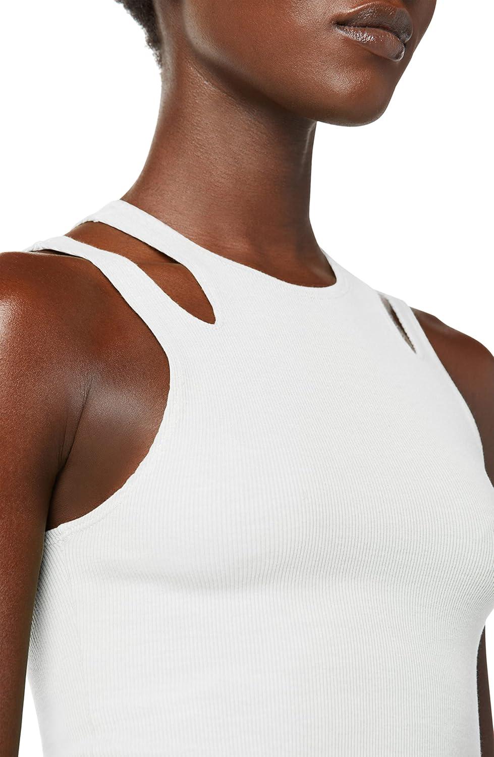 imageHUDSON Womens Cut Out TankEcru Rayon