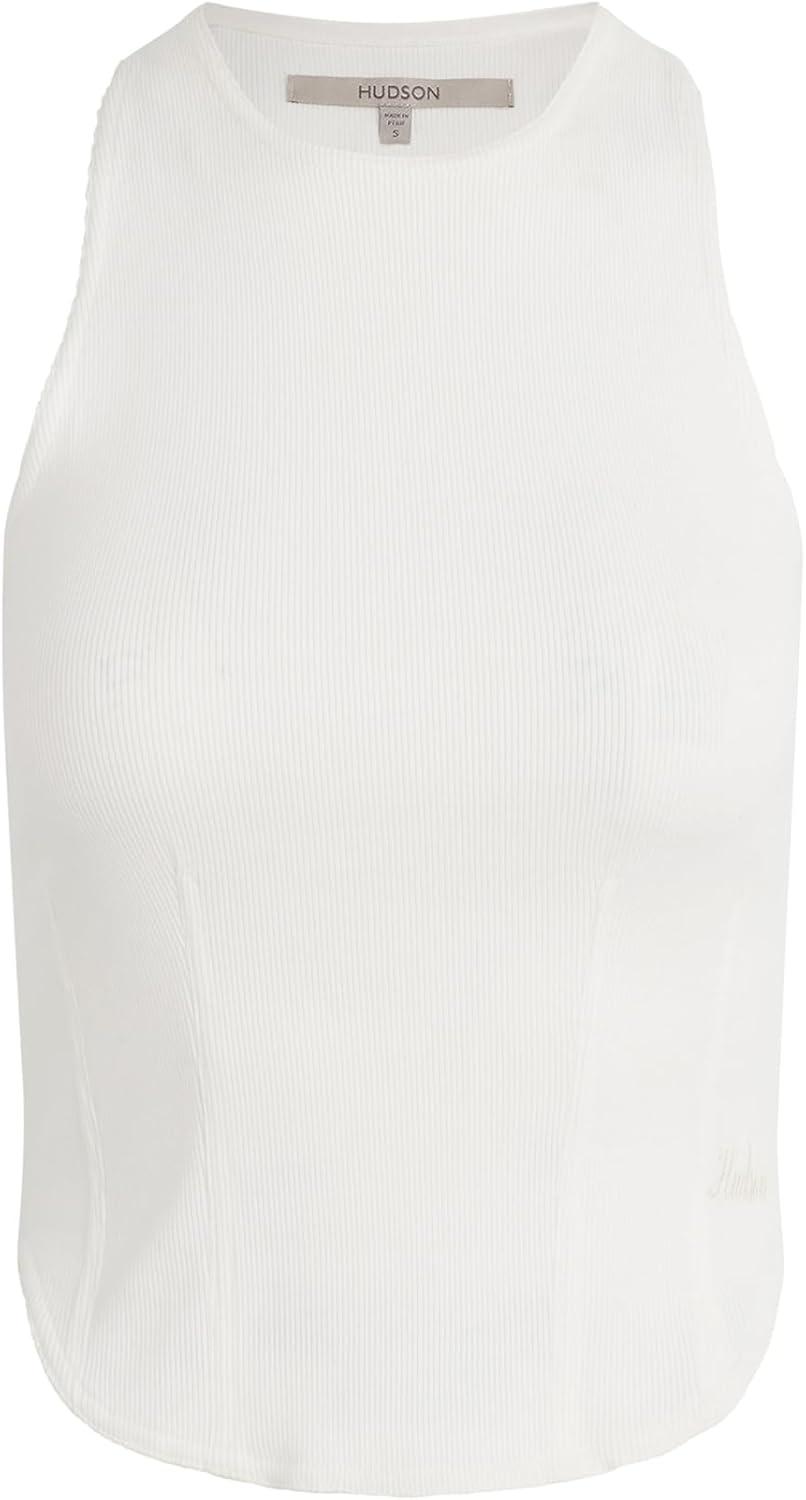 imageHUDSON Womens Eco Darted Sleeveless Tank TopWhite