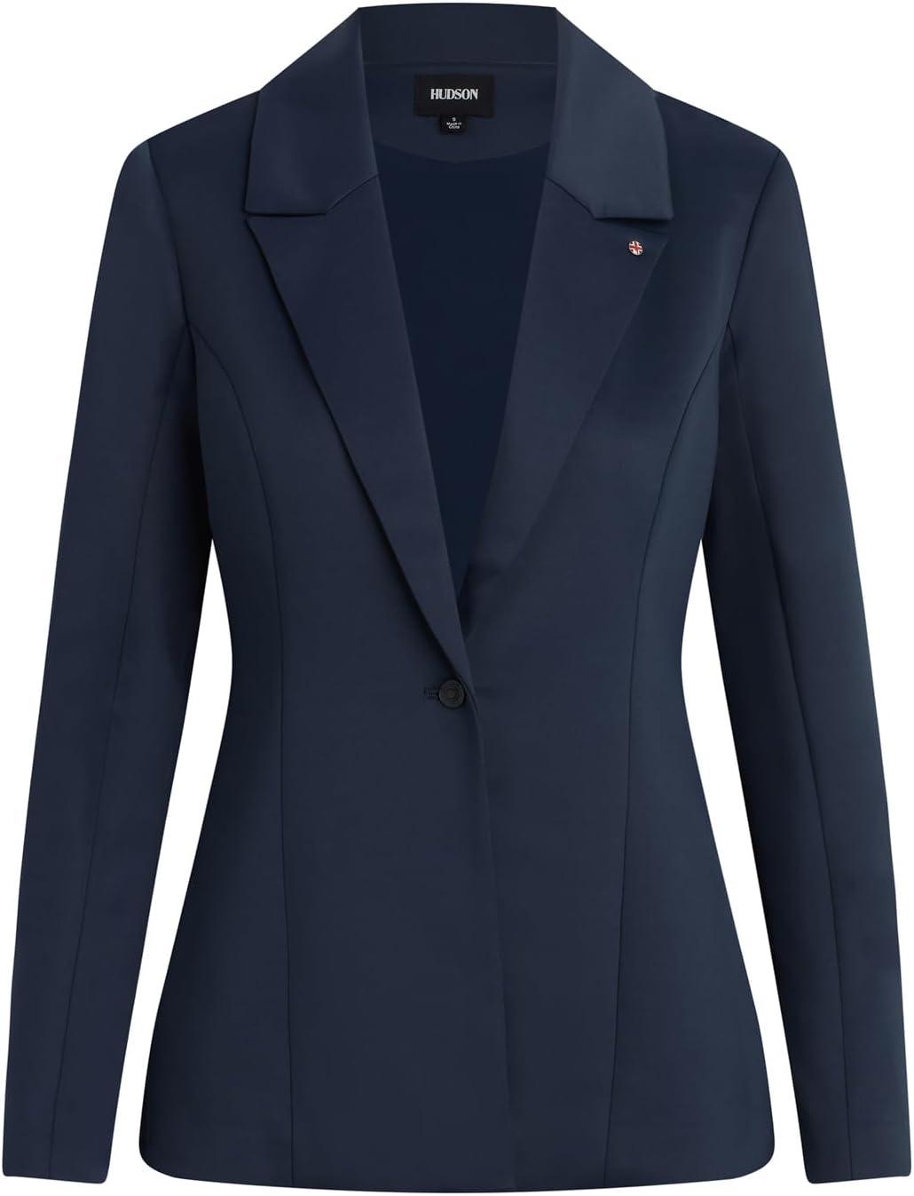 imageHUDSON Womens Fitted BlazerNavy