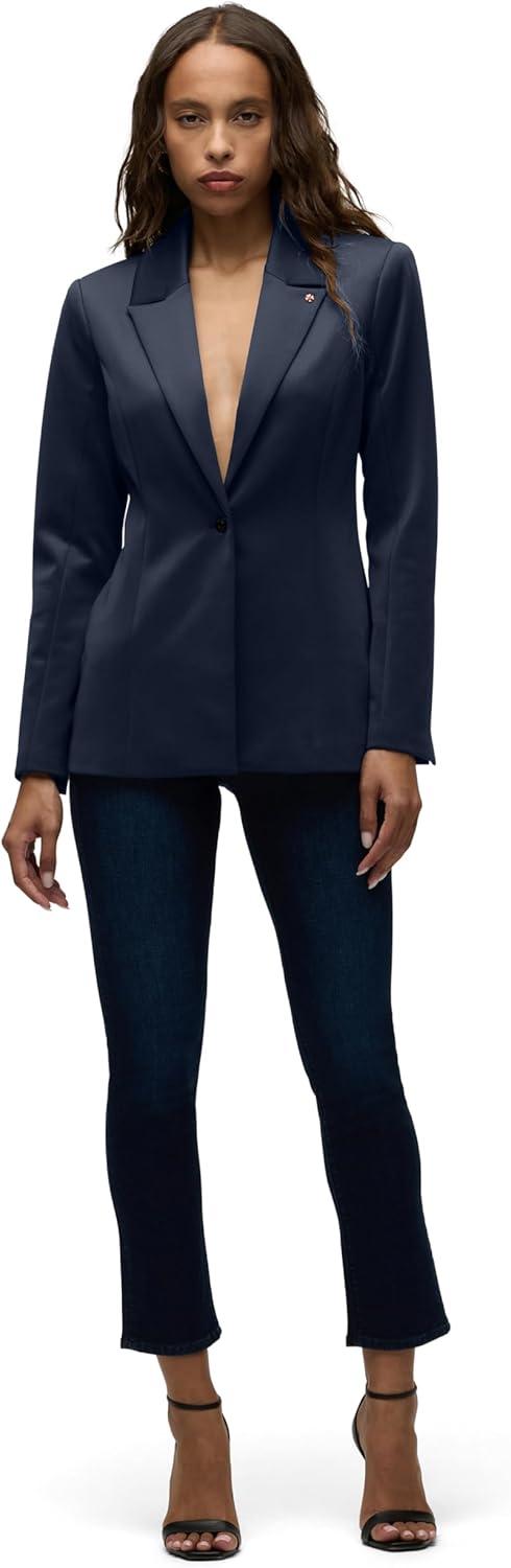 imageHUDSON Womens Fitted BlazerNavy