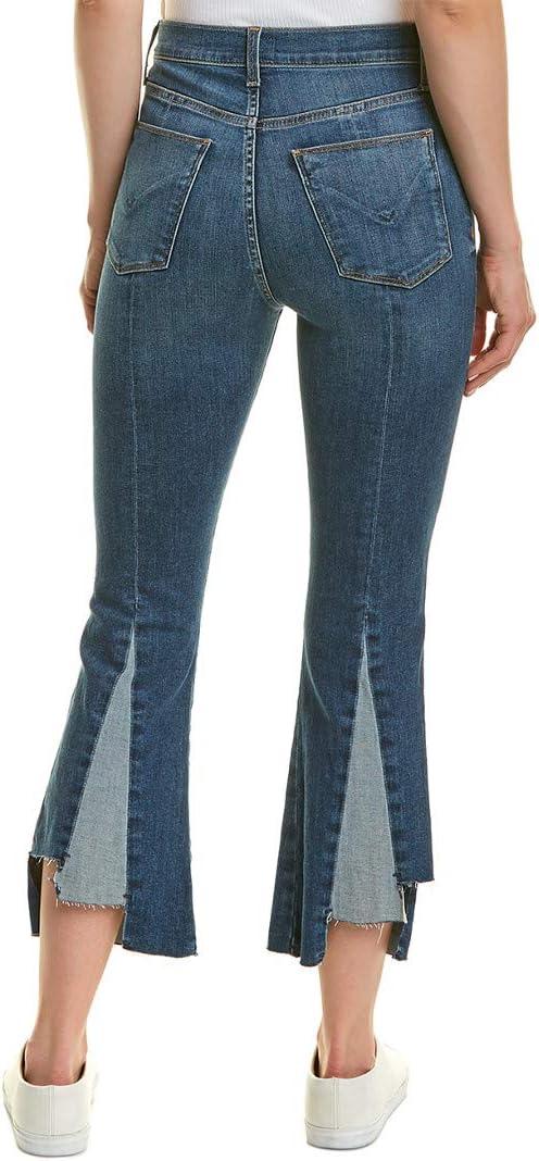 imageHUDSON Womens Holly High Rise Flare Crop Raw Hem 5 Pocket JeanLoss Control
