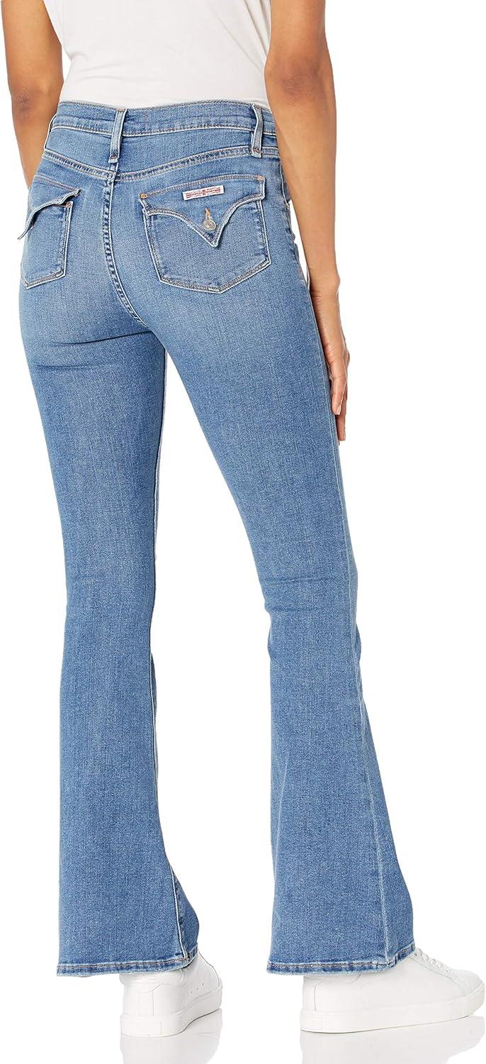 imageHUDSON Womens Holly High Rise Flare Jean with Back Flap PocketsDream Lover