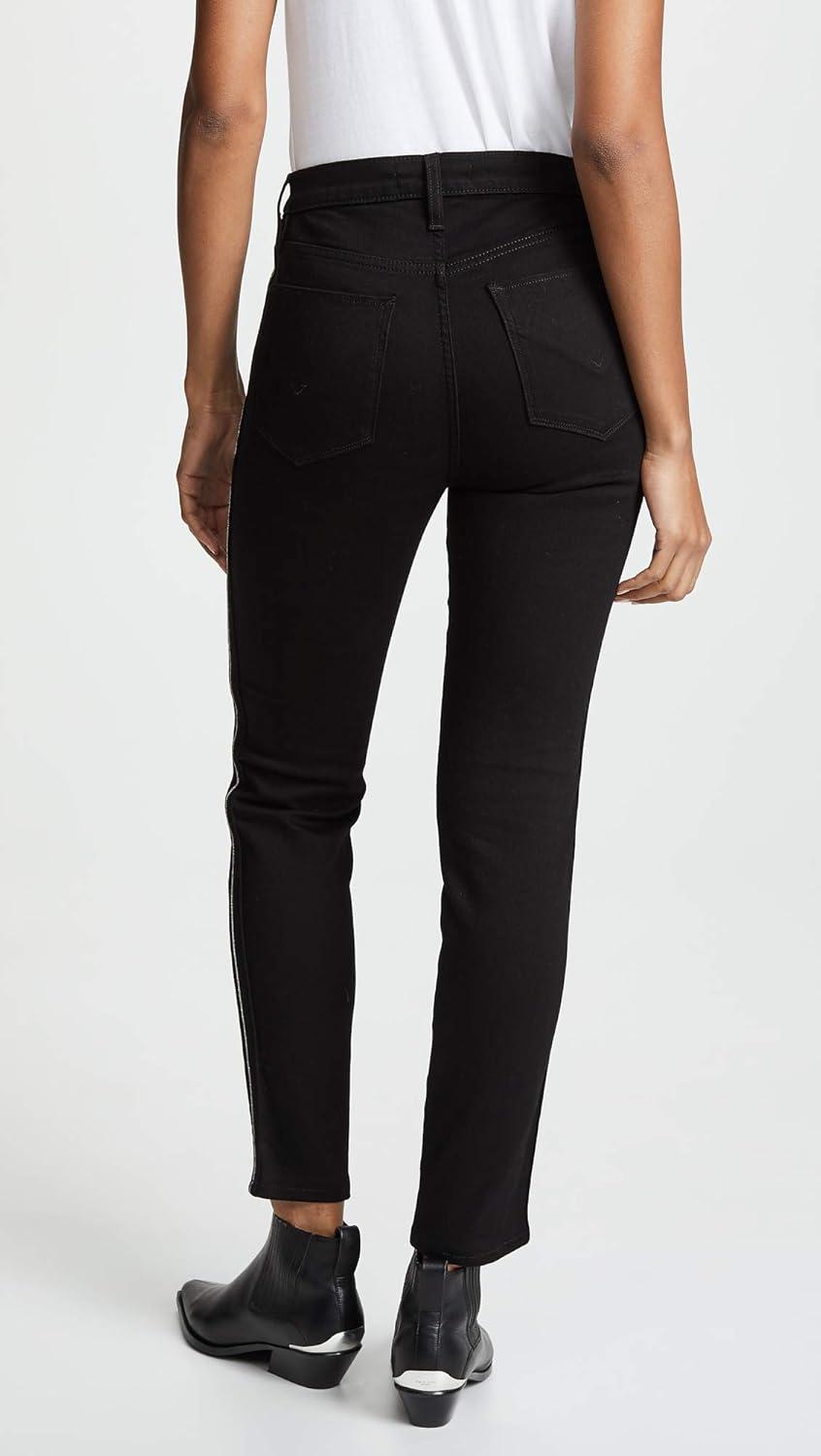 imageHUDSON Womens Holly High Rise Skinny Ankle JeanBlack Lux