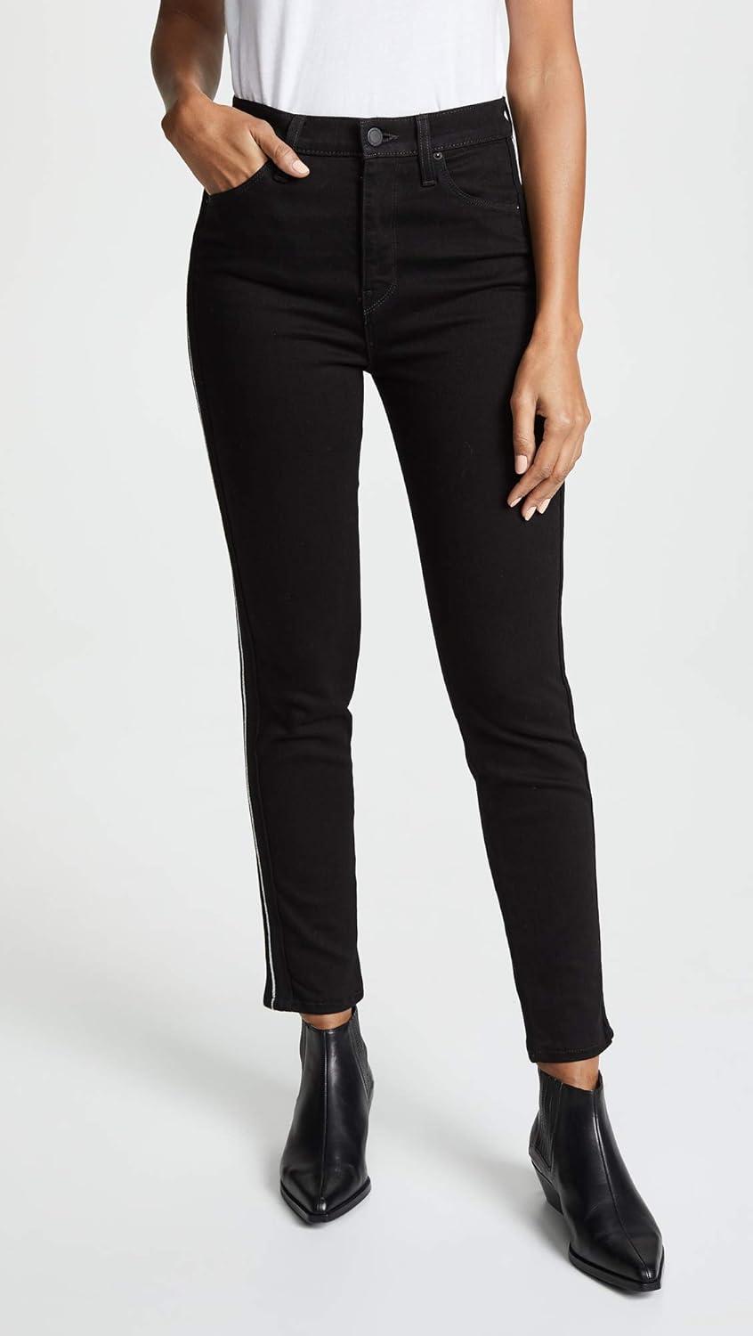imageHUDSON Womens Holly High Rise Skinny Ankle JeanBlack Lux