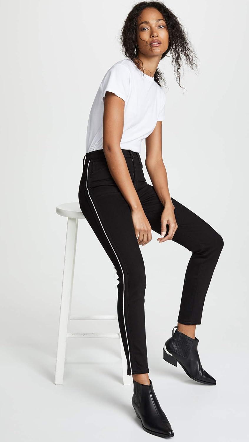 imageHUDSON Womens Holly High Rise Skinny Ankle JeanBlack Lux