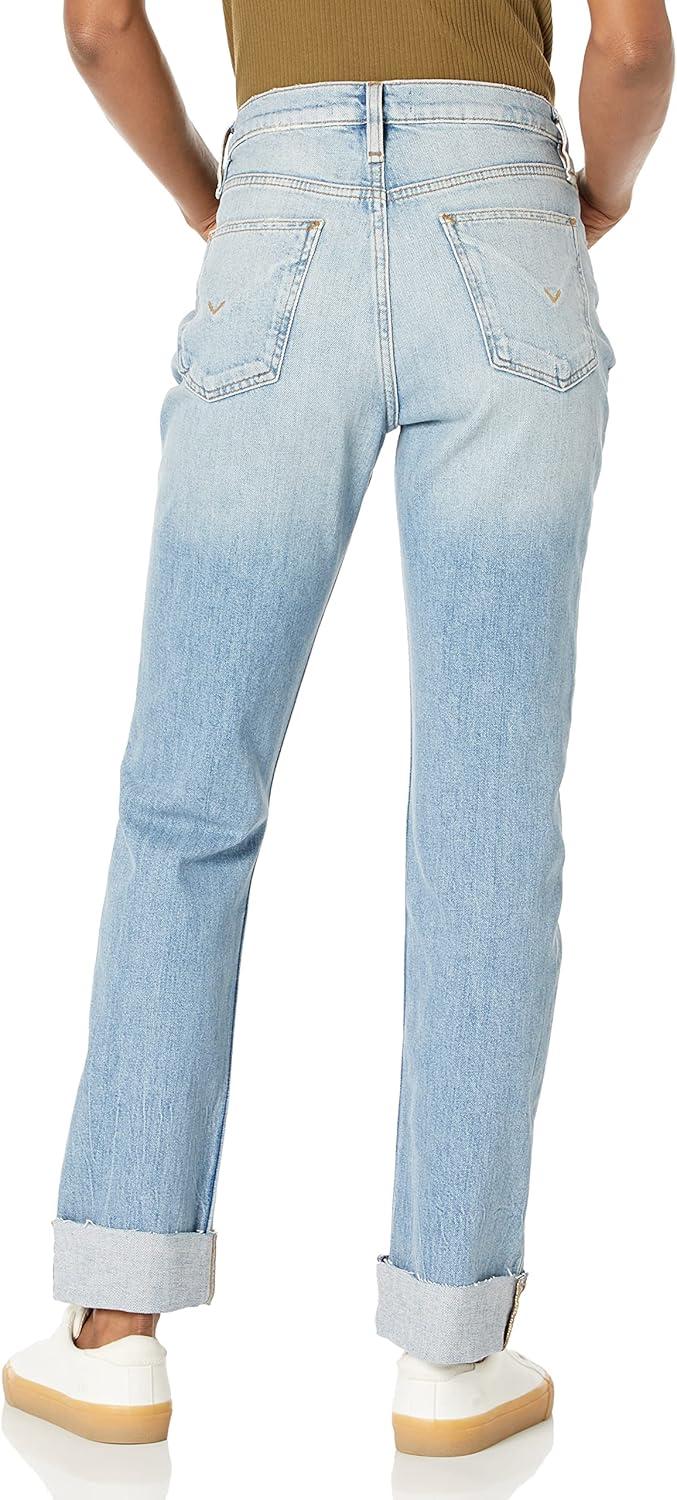 imageHUDSON Womens Holly High Rise Straight Leg JeanLandslide