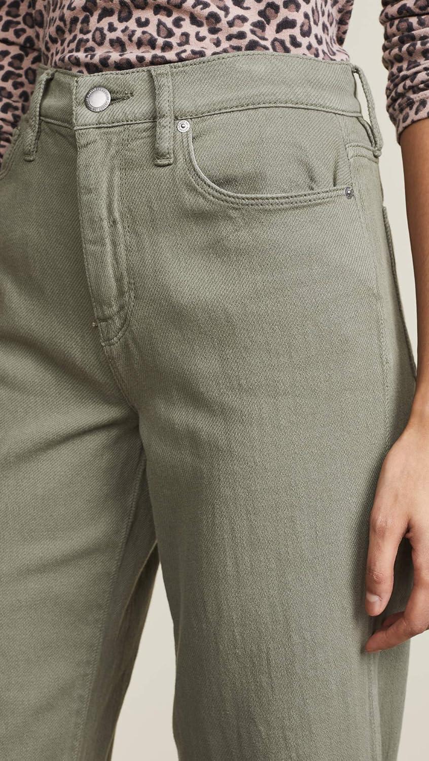 imageHUDSON Womens Holly Hight Rise Wide Leg Crop JeanDesert Sage