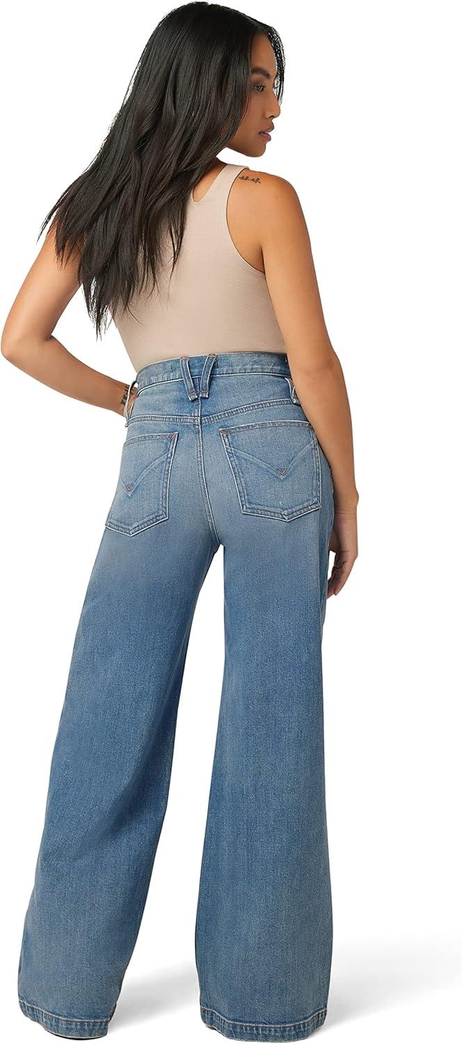 imageHUDSON Womens James Ultra High Rise Wideleg PetiteCoastline