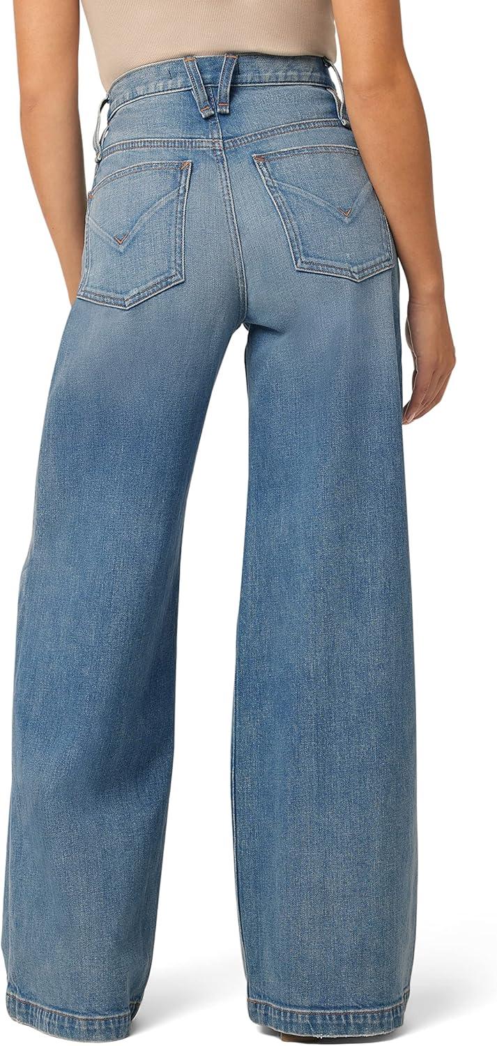 imageHUDSON Womens James Ultra High Rise Wideleg PetiteCoastline