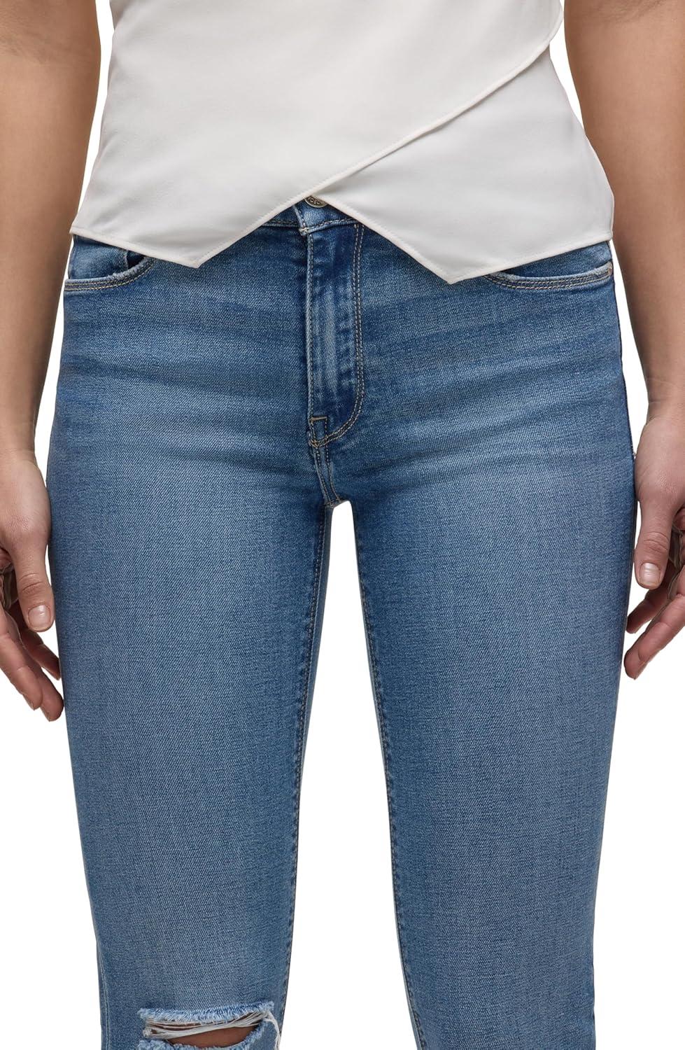 imageHUDSON Womens Nico MidRise Straight Leg Ankle JeanCamper