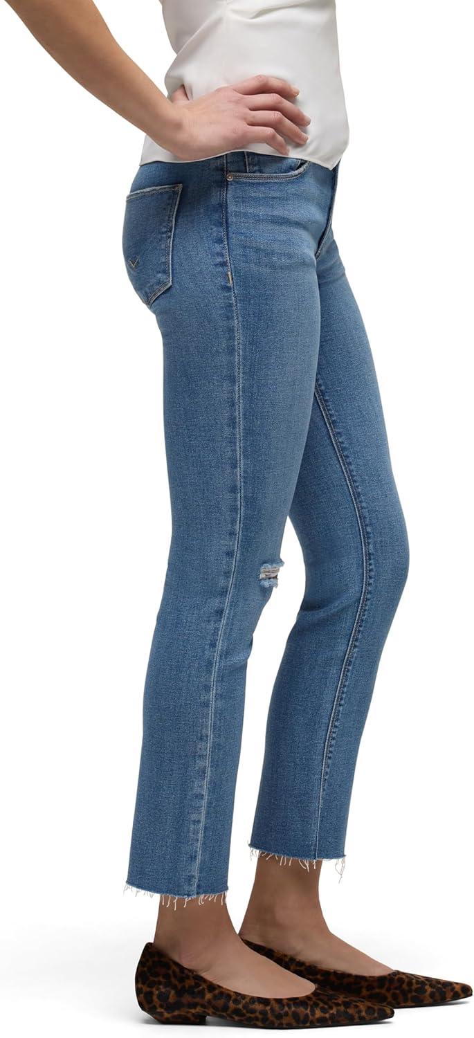imageHUDSON Womens Nico MidRise Straight Leg Ankle JeanCamper