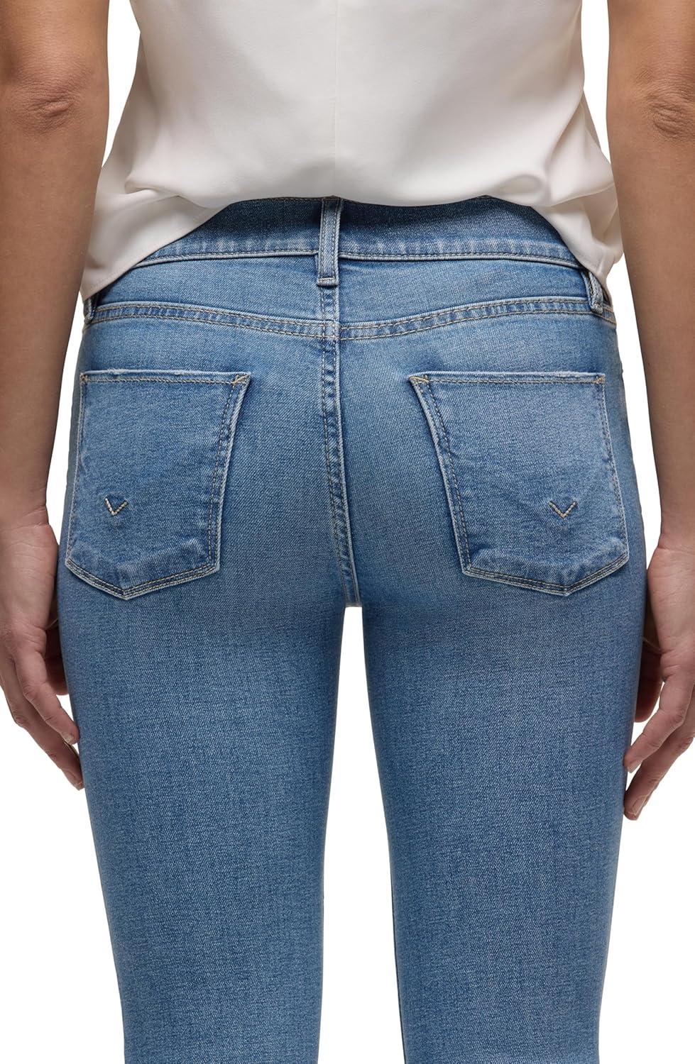 imageHUDSON Womens Nico MidRise Straight Leg Ankle JeanCamper