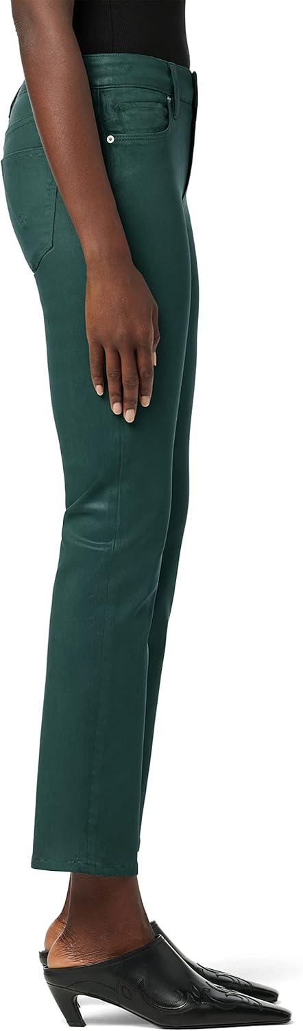 imageHUDSON Womens Nico MidRise Straight Leg Ankle JeanCoated Forest Walk