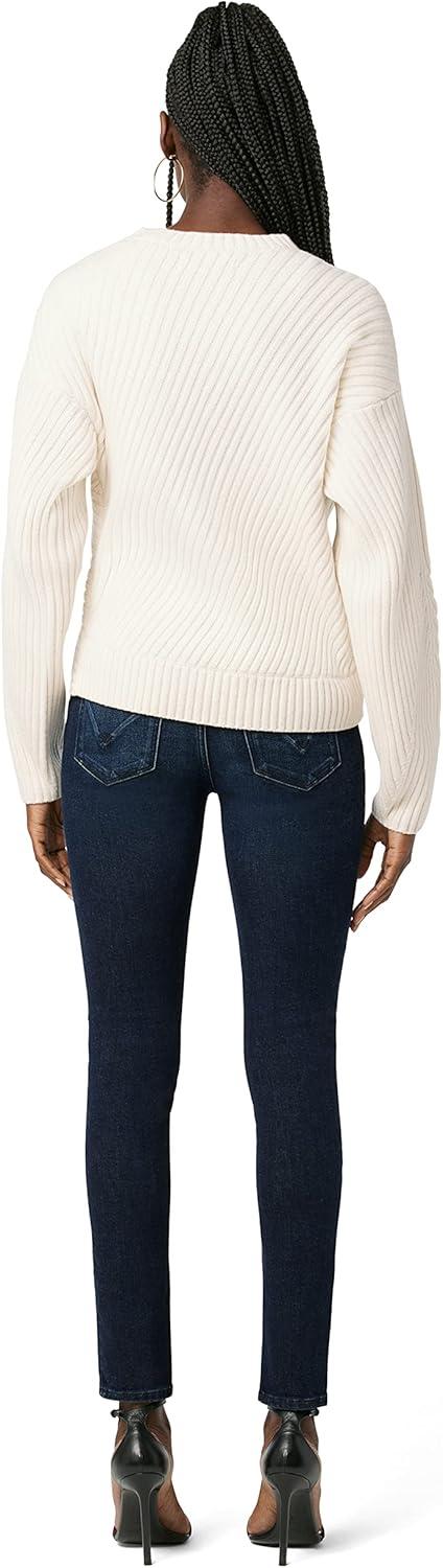 imageHUDSON Womens Nico MidRise Straight Leg Ankle JeanFossil