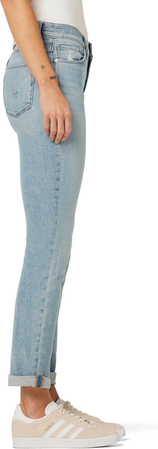 imageHUDSON Womens Nico MidRise Straight Leg Ankle JeanGlory Days