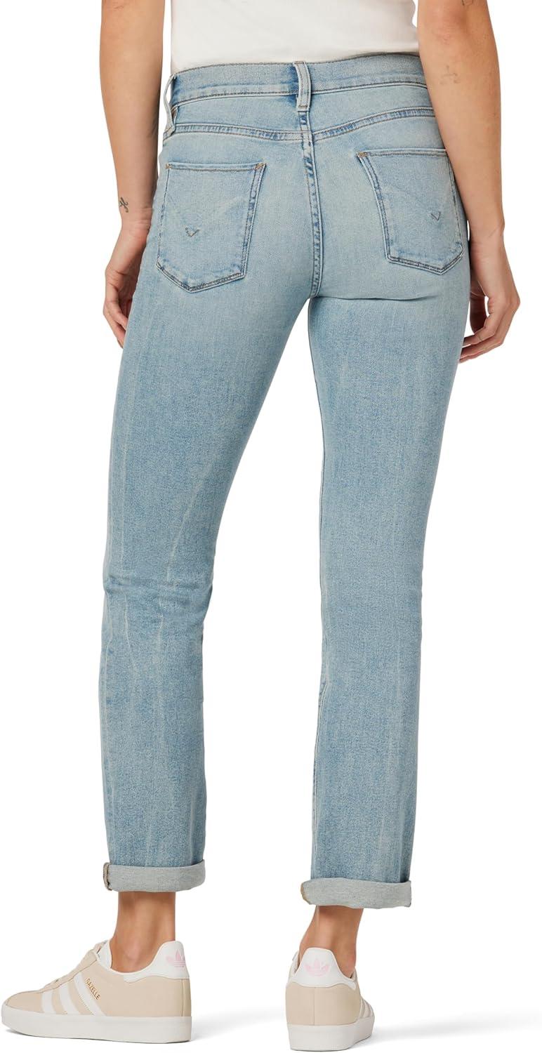 imageHUDSON Womens Nico MidRise Straight Leg Ankle JeanGlory Days