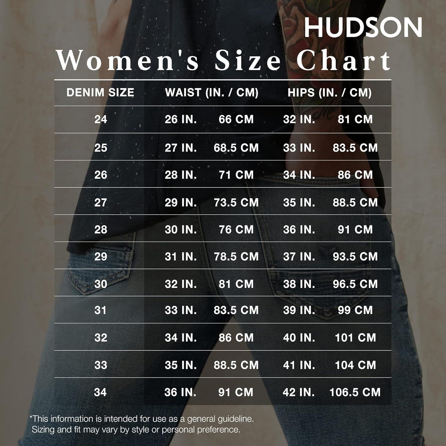 imageHUDSON Womens Nico MidRise Straight Leg Ankle JeanJourney Home