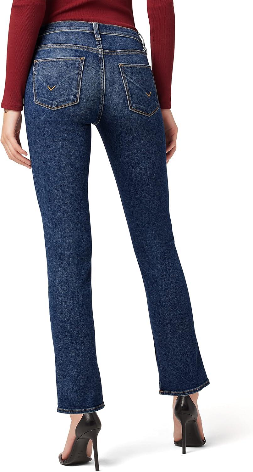 imageHUDSON Womens Nico MidRise Straight Leg Ankle JeanLucid