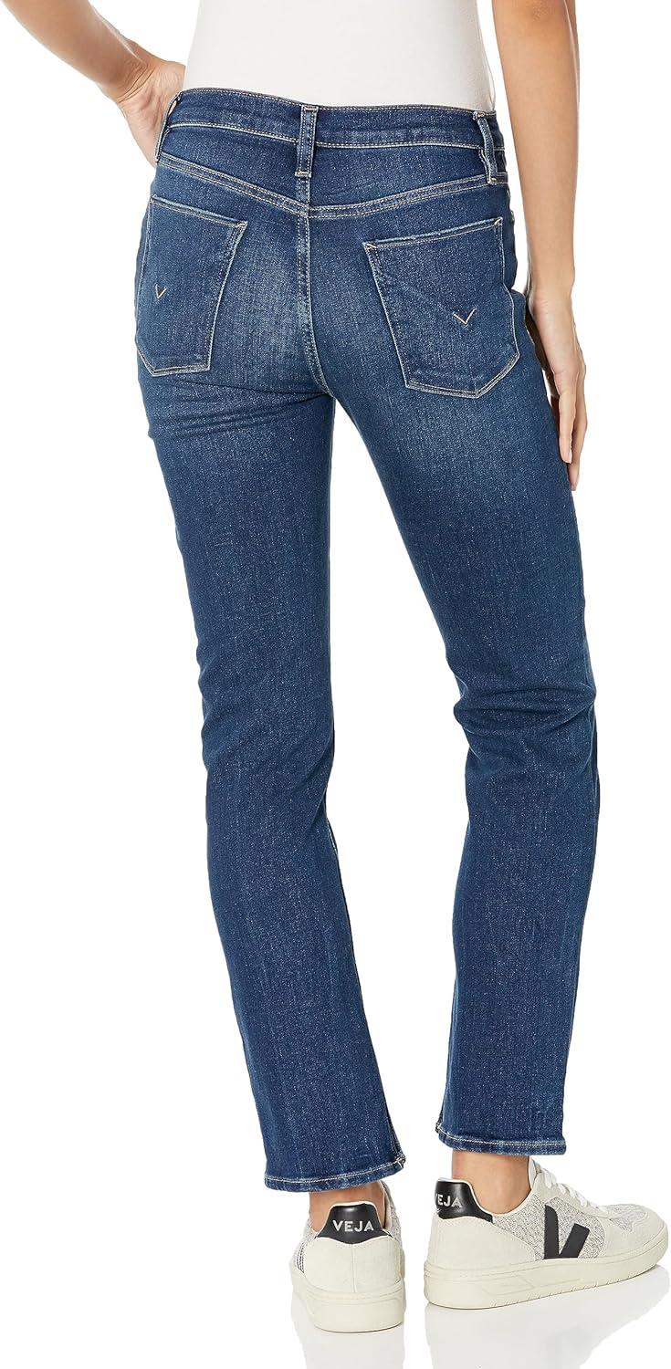 imageHUDSON Womens Nico MidRise Straight Leg Ankle JeanMission