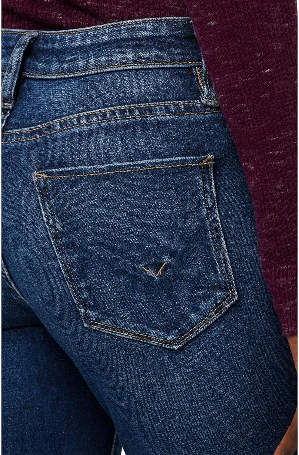 imageHUDSON Womens Nico MidRise Straight Leg Ankle JeanMogul