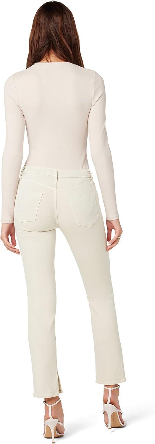 imageHUDSON Womens Nico MidRise Straight Leg Ankle JeanMoonbeam