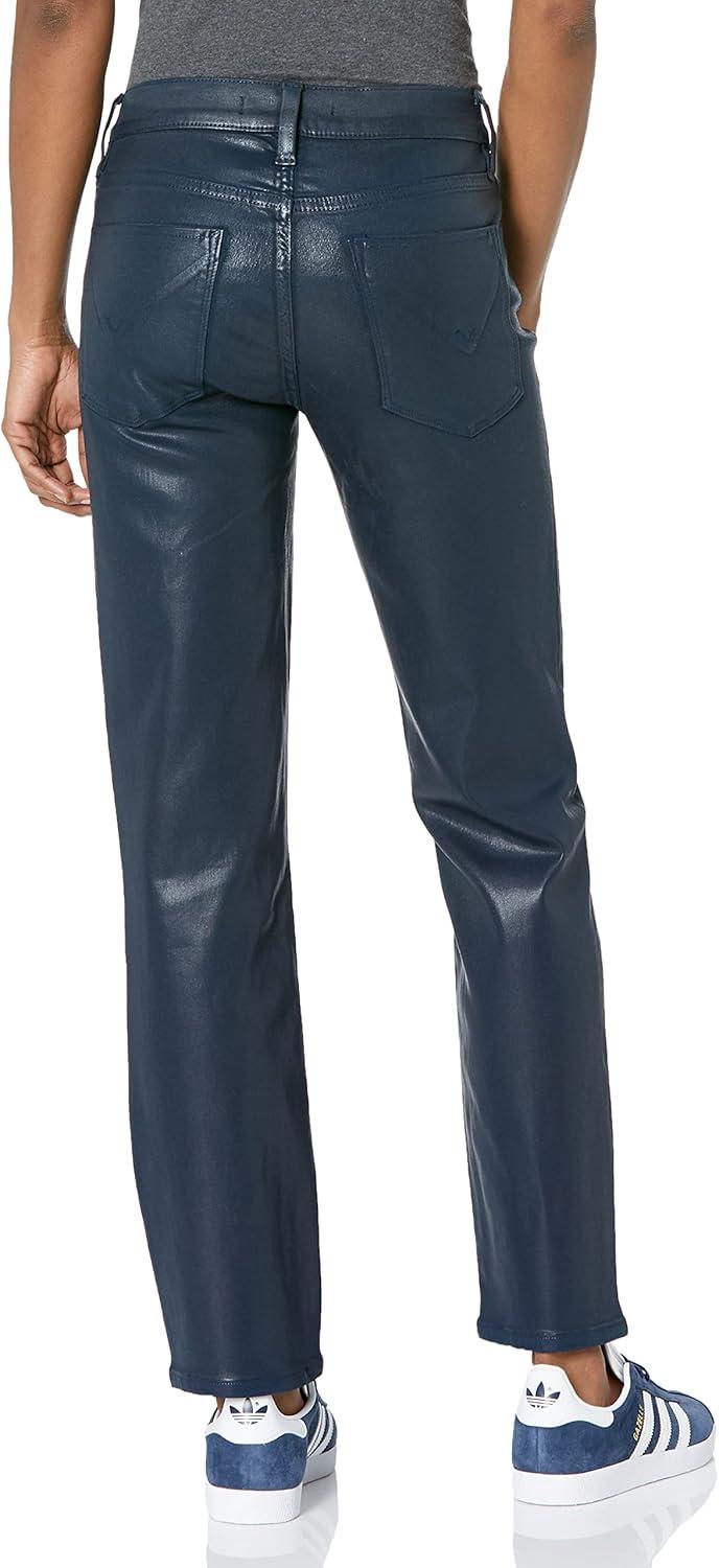 imageHUDSON Womens Nico MidRise Straight Leg Ankle JeanPageant Blue Coate