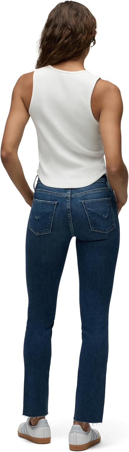 imageHUDSON Womens Nico MidRise Straight Leg Ankle JeanPark City