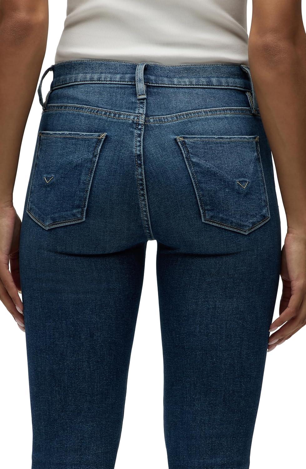 imageHUDSON Womens Nico MidRise Straight Leg Ankle JeanPark City