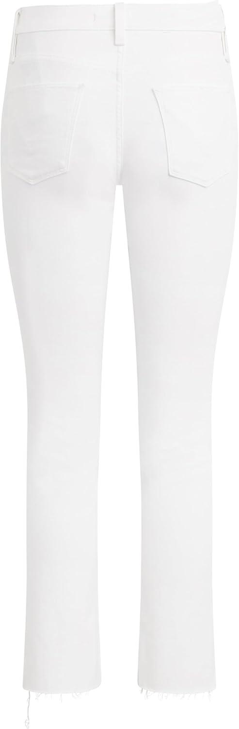 imageHUDSON Womens Nico MidRise Straight Leg Ankle JeanSpring White