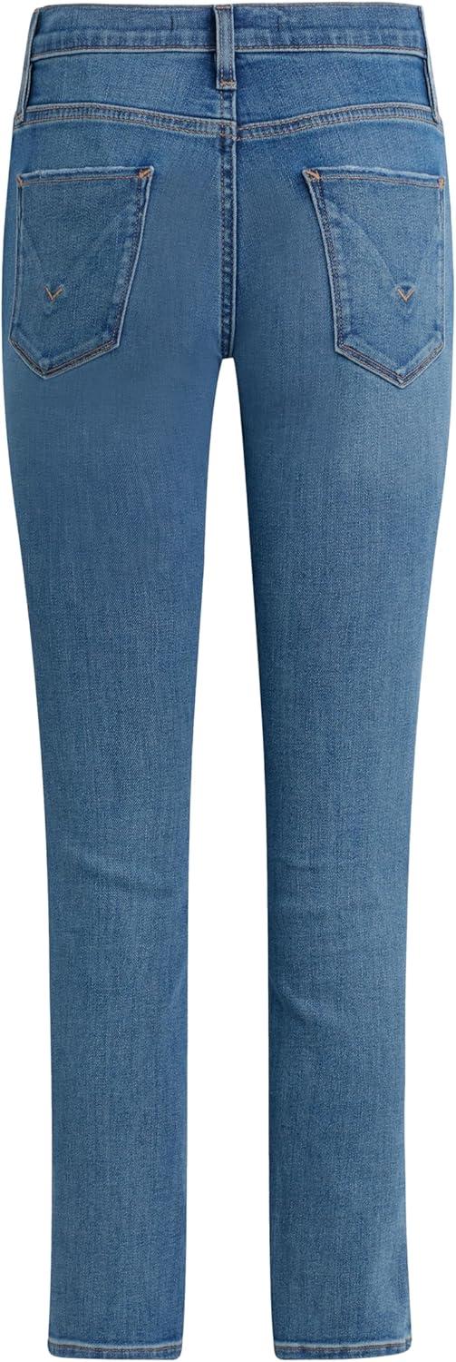 imageHUDSON Womens Nico MidRise Straight Leg Ankle JeanSun Up