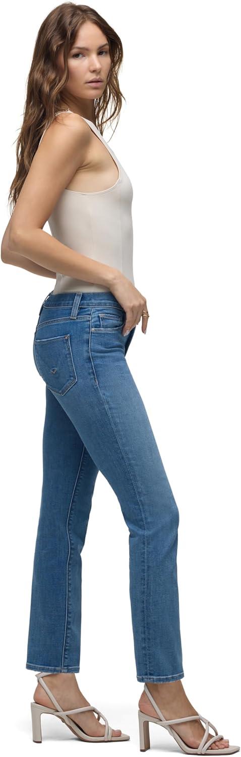 imageHUDSON Womens Nico MidRise Straight Leg Ankle JeanSun Up