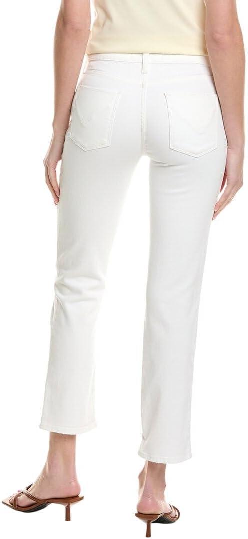 imageHUDSON Womens Nico MidRise Straight Leg Ankle JeanWhite