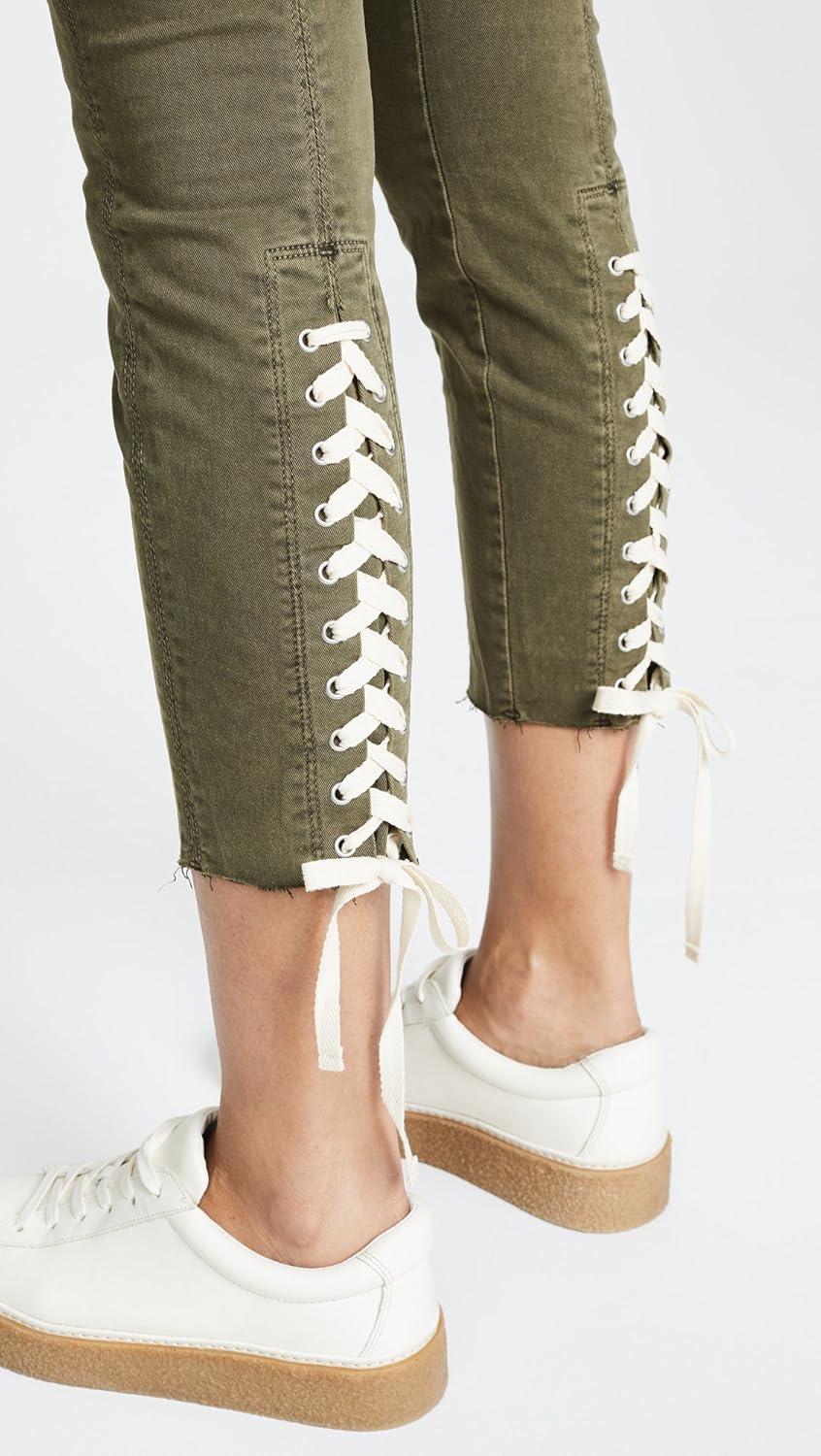 imageHUDSON Womens Nico Midrise Crop Super Skinny 5 Pocket JeanCrushed Olive