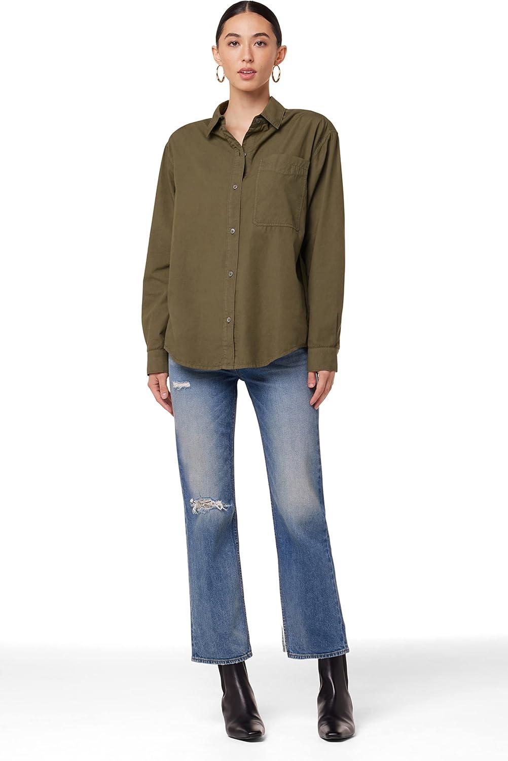 imageHUDSON Womens Oversized ShirtRifle Green