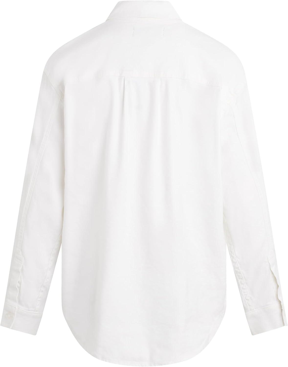 imageHUDSON Womens Oversized ShirtSolid White