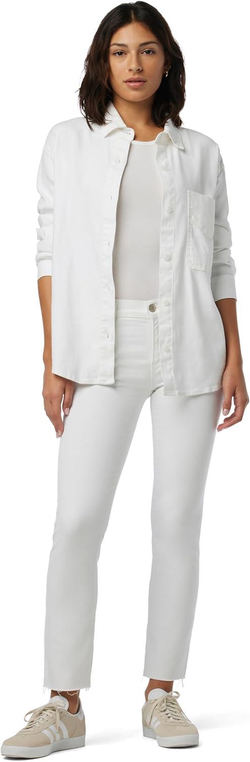 imageHUDSON Womens Oversized ShirtSolid White