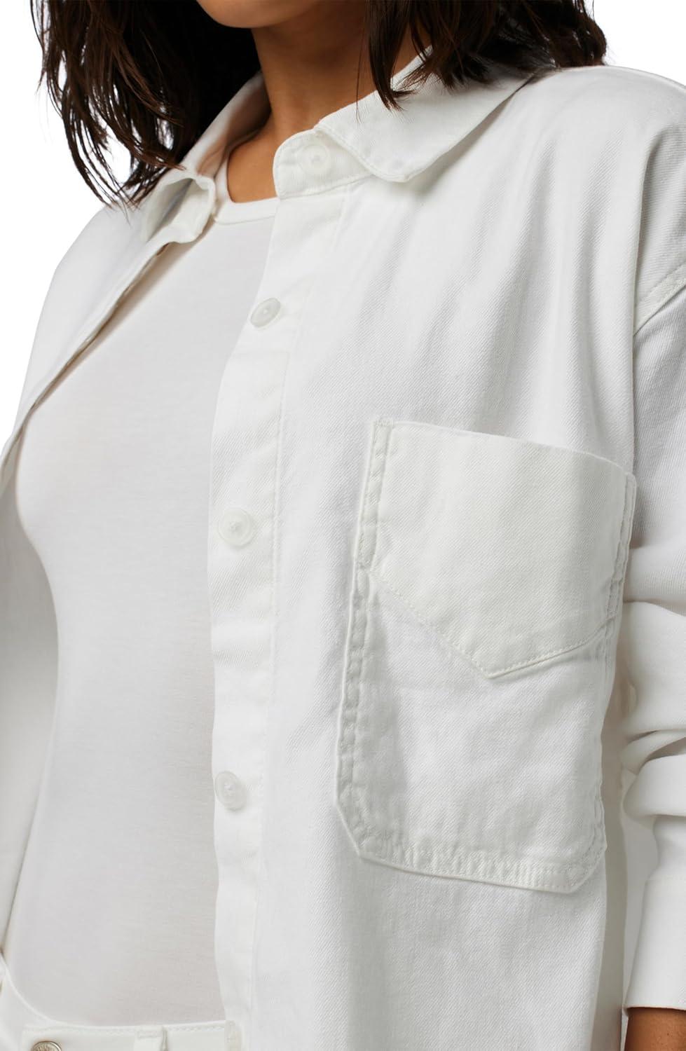 imageHUDSON Womens Oversized ShirtSolid White