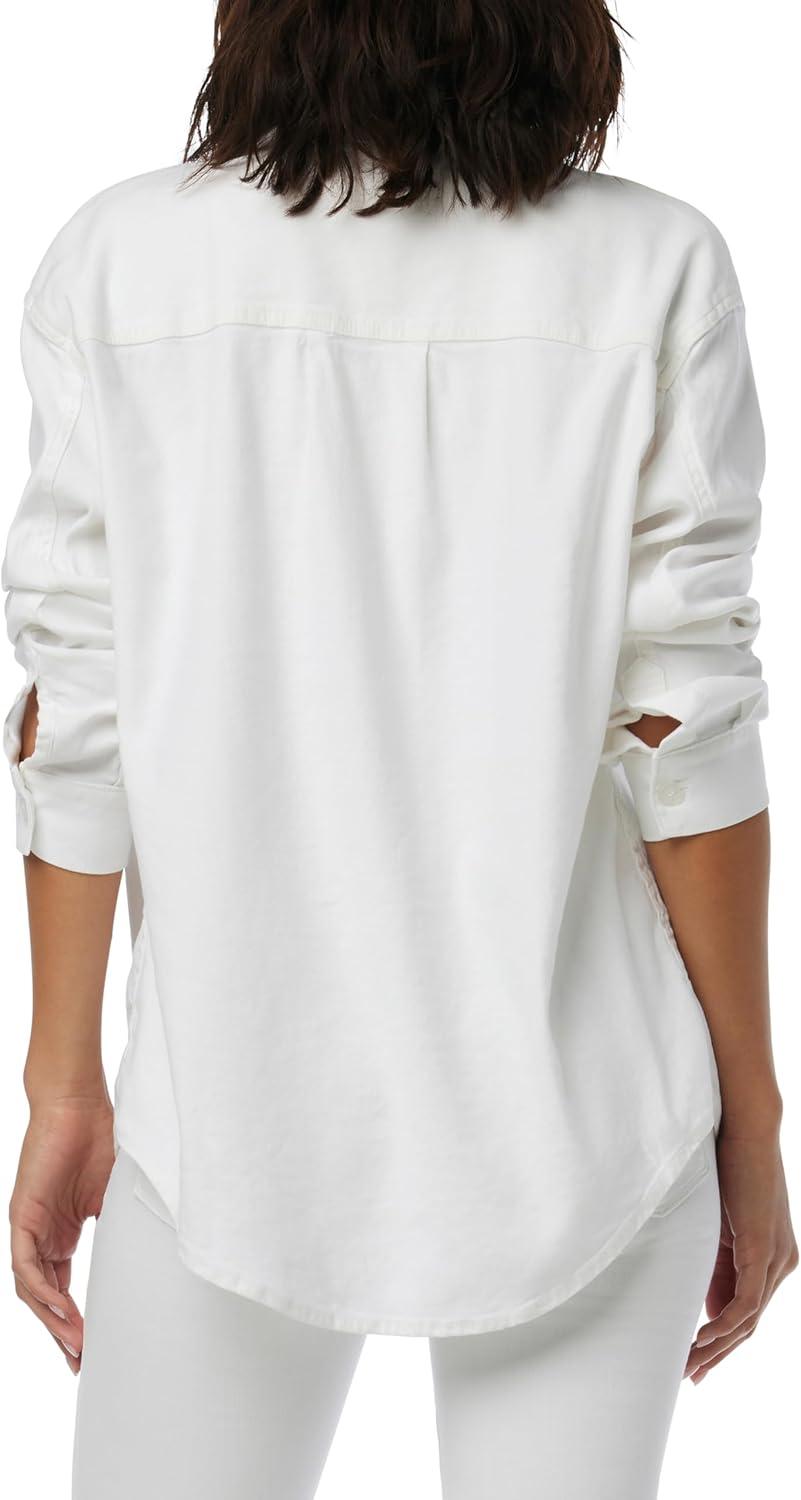 imageHUDSON Womens Oversized ShirtSolid White