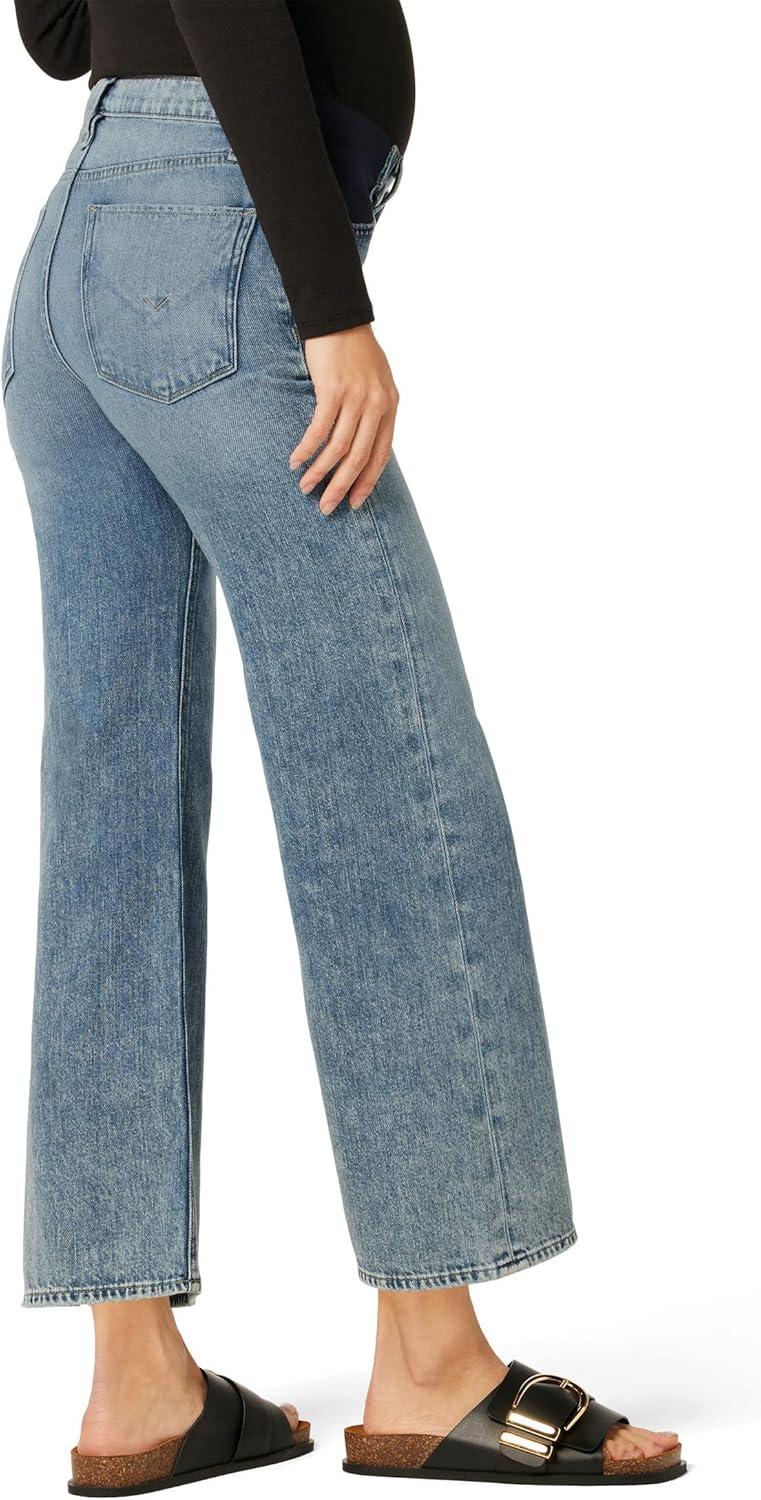 imageHUDSON Womens Rosie High Rise Wide Leg Cropped Maternity JeanYoung at Heart