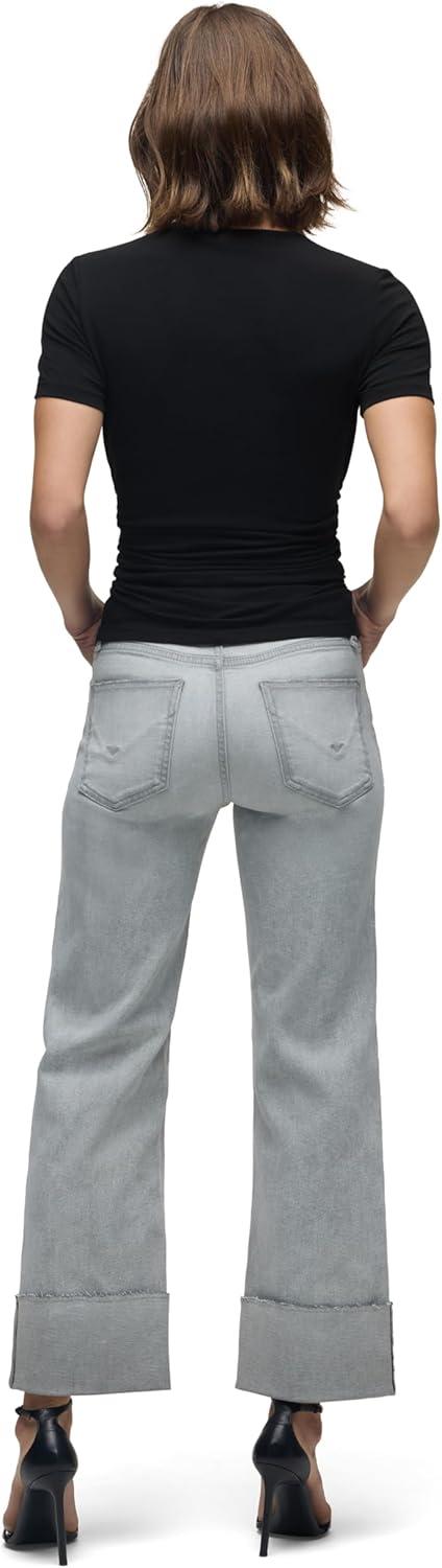 imageHUDSON Womens Ruched Crew Neck TopBlack