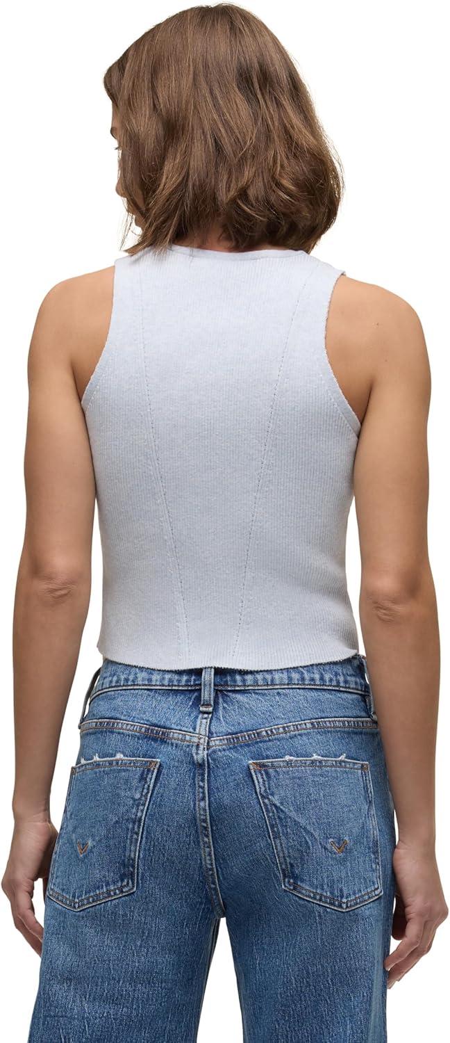 imageHUDSON Womens Sleeveless VNeck SweaterBallad Blue
