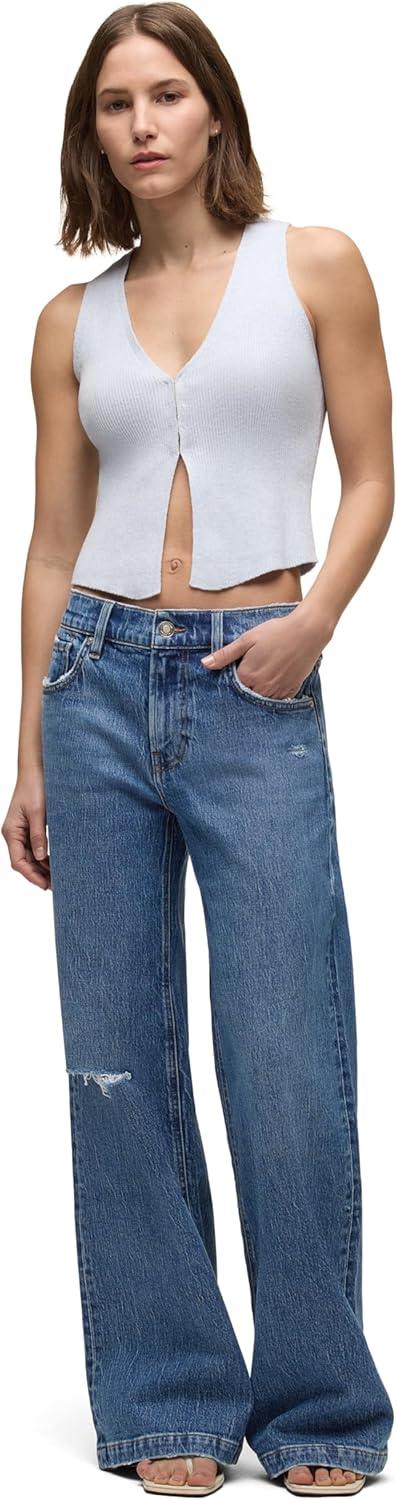 imageHUDSON Womens Sleeveless VNeck SweaterBallad Blue