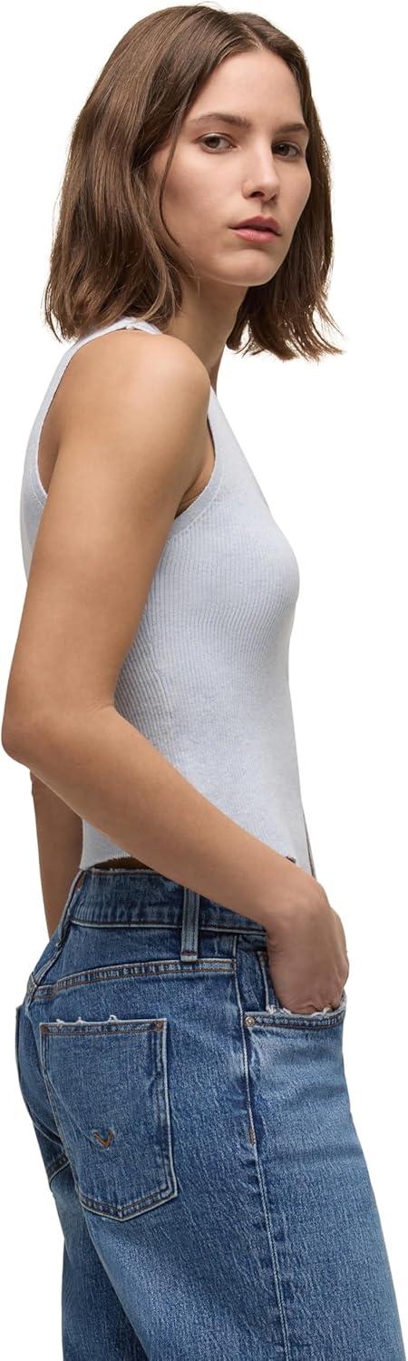 imageHUDSON Womens Sleeveless VNeck SweaterBallad Blue