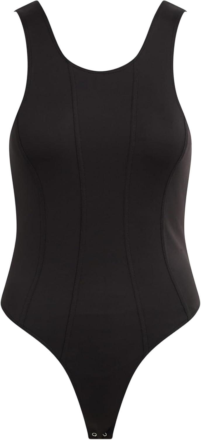 imageHUDSON womens Scoop Neck Sleeveless BodysuitBlack