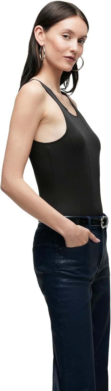 imageHUDSON womens Scoop Neck Sleeveless BodysuitBlack