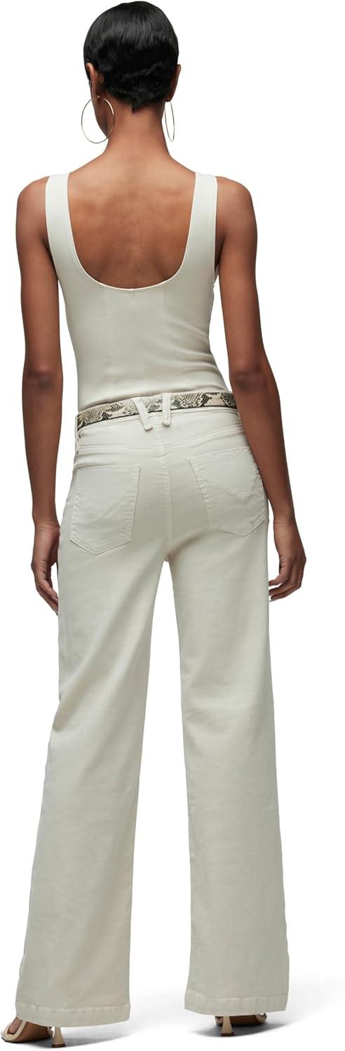 imageHUDSON womens Scoop Neck Sleeveless BodysuitCreme