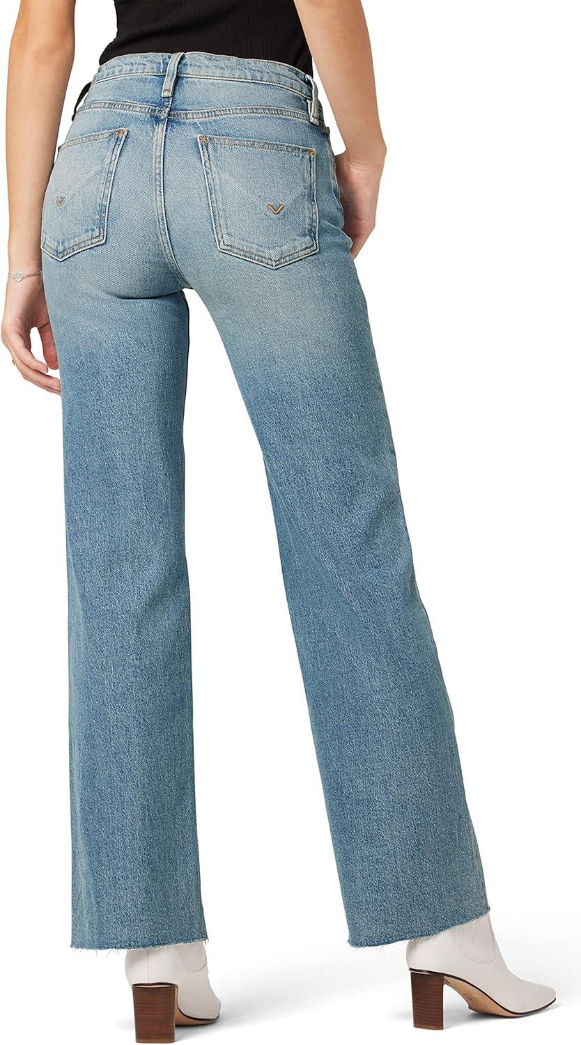 imageHudson Womens Rosie High Rise Wide Leg JeanCelestial