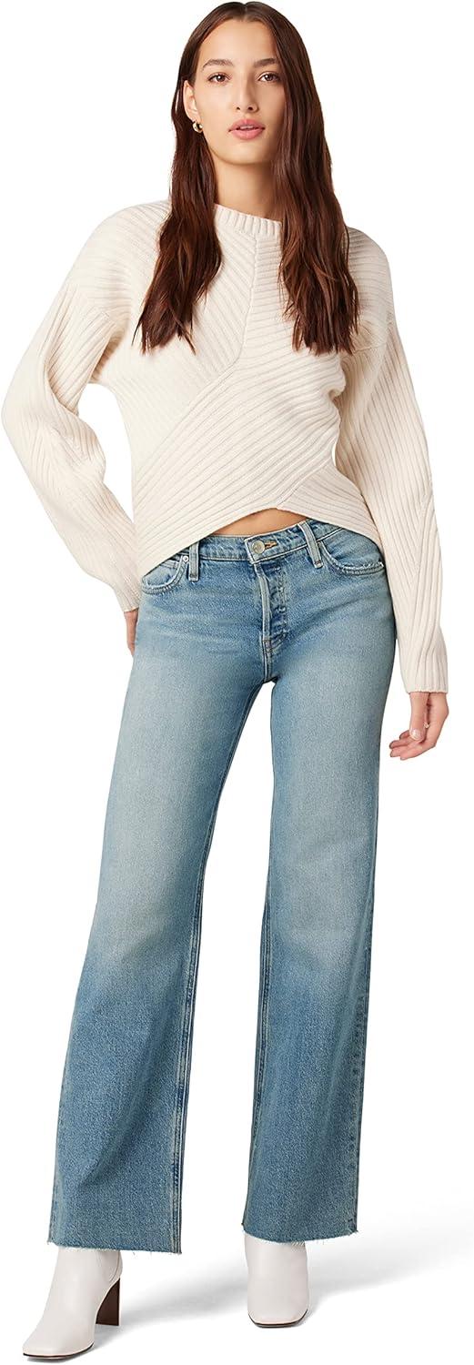 imageHudson Womens Rosie High Rise Wide Leg JeanCelestial