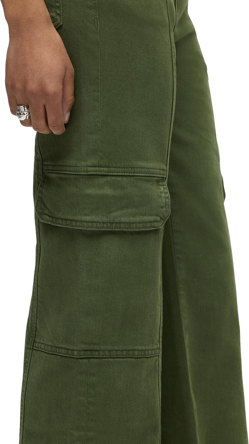 imageHudson Womens Rosie HighRise Cargo Wide LegCypress