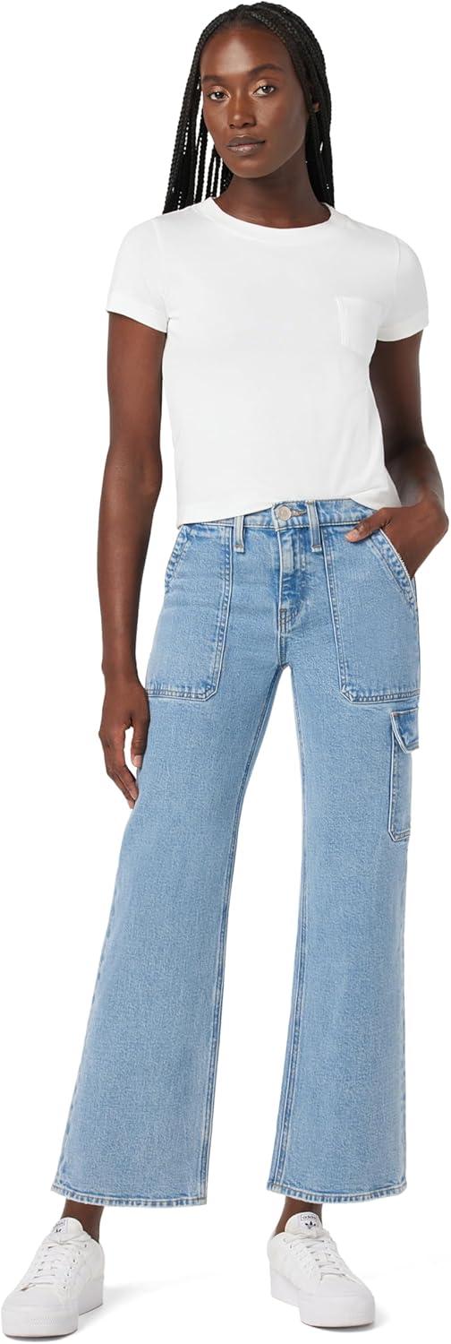 imageHudson Womens Rosie HighRise Cargo Wide LegReservoirdpp
